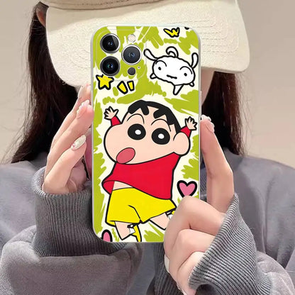 Lovely Crayon ShinChan Phone Case For iPhone