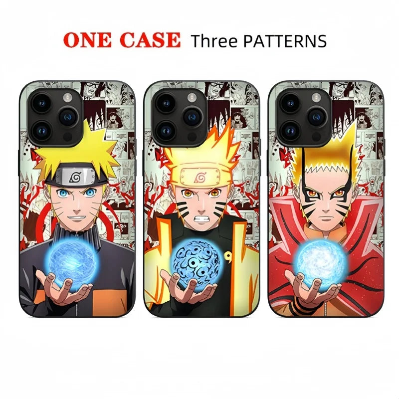 3D Grating Naruto Rasengan Phone Case For iPhone