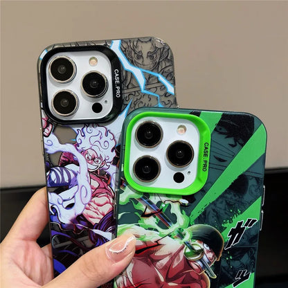 One Piece Luffy Zoro Model Phone Case  For iPhone