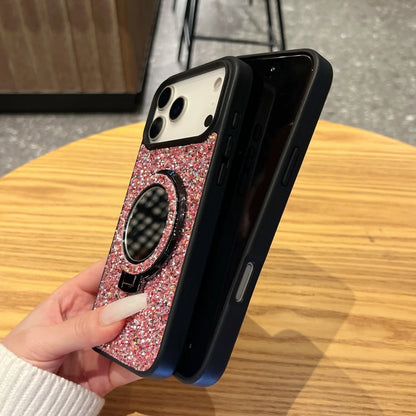 Luxury Glitter Mirror Phone Stand For iPhone