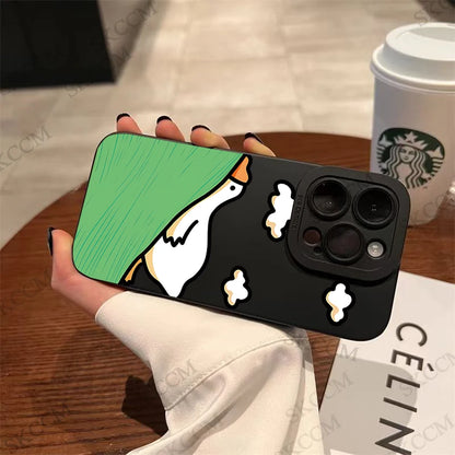 New Cartoon Duck Silicone Phone Case For iPhone