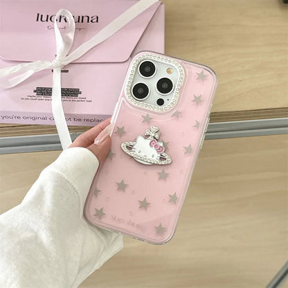 Cute Cartoon And Fashionable HelloKitty Stars Phone Case For iPhone