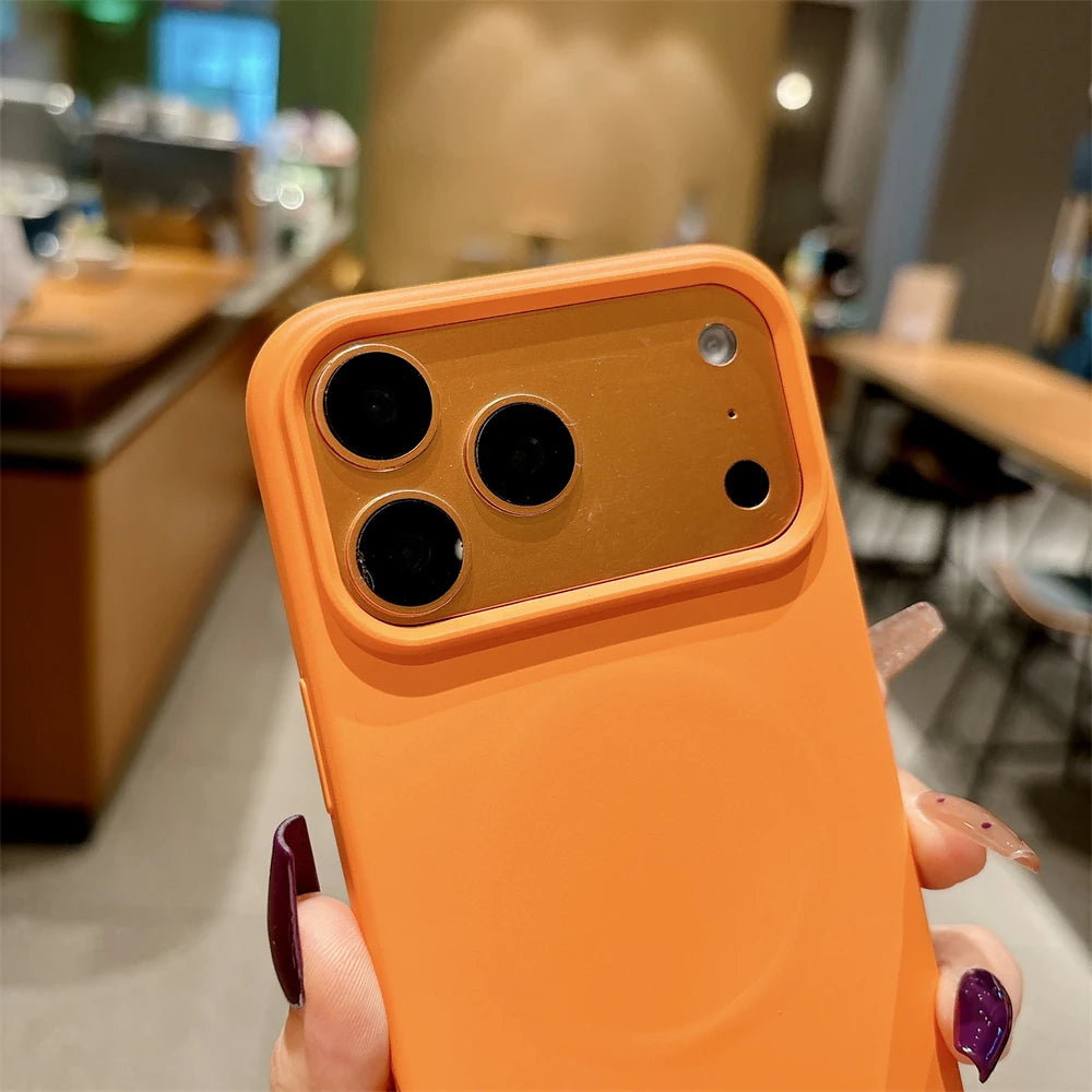 New Liquid Magnetic Silicone Case For iPhone
