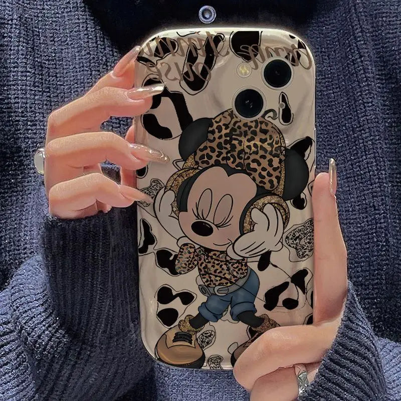 Mickey Mouse Pattern Soft Phone Case Compatible With iPhone