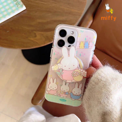 Phone Shell Miffy Cute Three Rabbits Series Suitable For iPhone