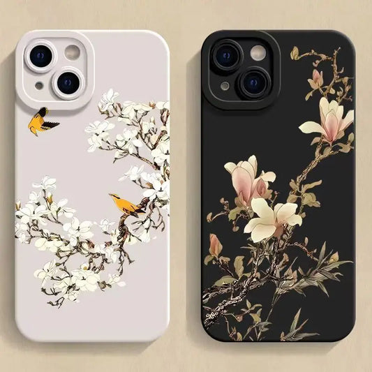 Flower and Bird Phone Case