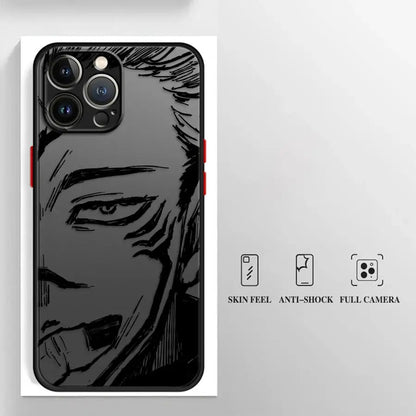 Anime Sukuna Jujutsus Kaisen Soft Cover Case For iPhone