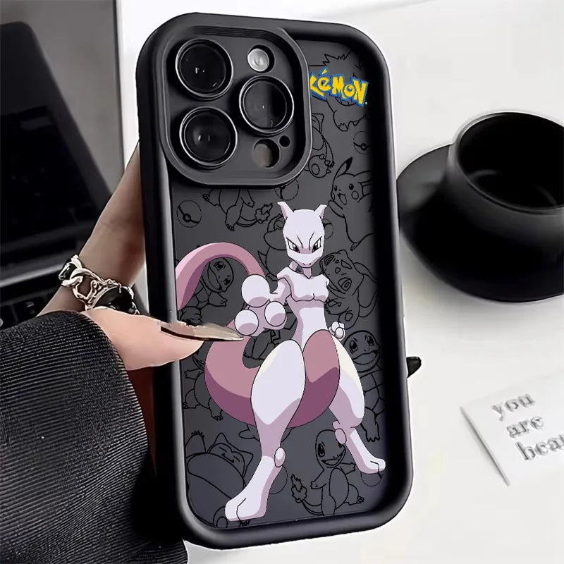 Snorlax Umbreon Pokemons Anime Soft Silicone Case For iPhone