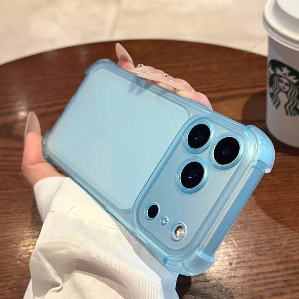 Cute Matte Clear Phone Case For iPhone