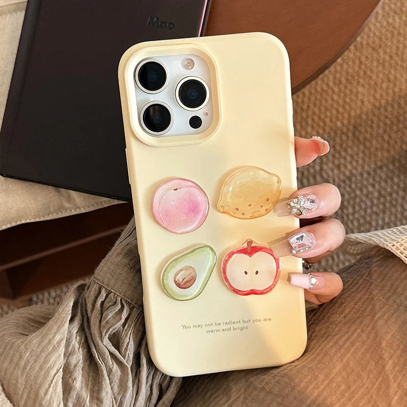 Cute Lovely 3D Fruit Soft Phone Case