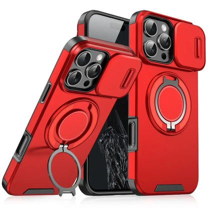 Slide Camera Protection Magnetic Bracket Magsafe Case For iPhone