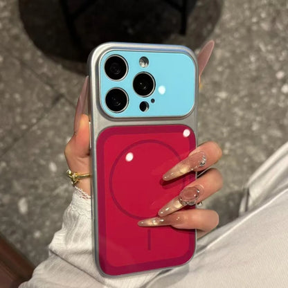 For Magsafe Candy Color Contrast Case For iPhone