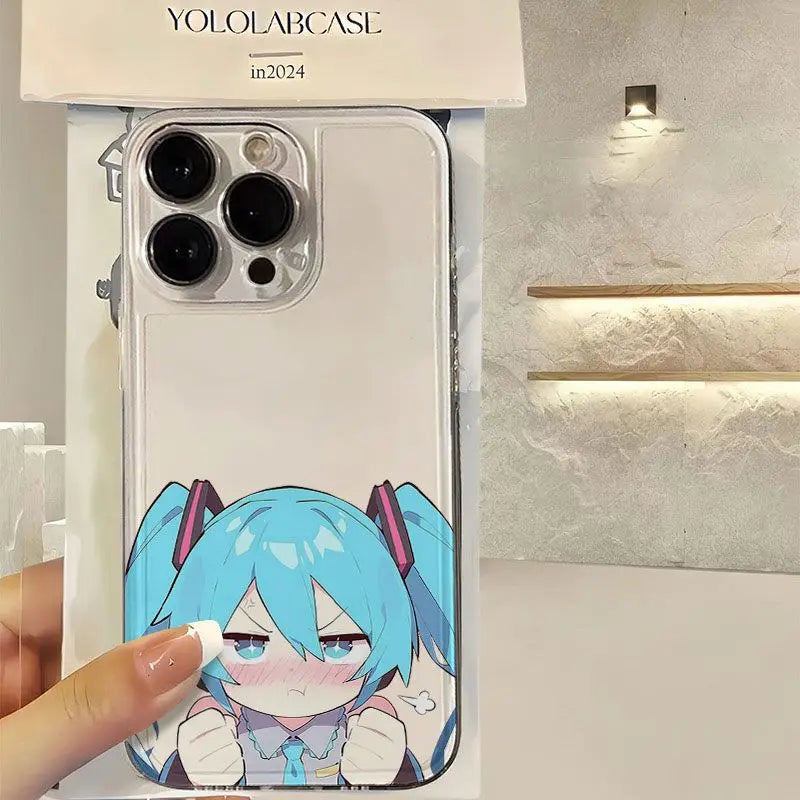 Anime Hatsune Miku Tpu Mobile Phone Case Suitable For Apple
