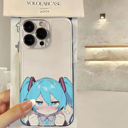 Anime Hatsune Miku Tpu Mobile Phone Case Suitable For Apple