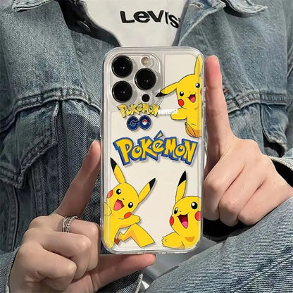 Cartoon Cute Pokemon Pikachu Phone Case For iPhone