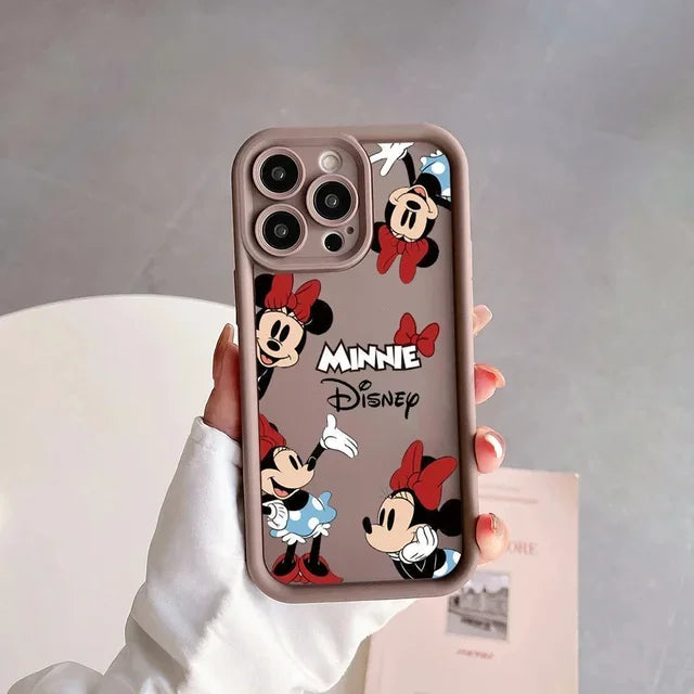 Disney Mickey Minnie Mouse Cute Silicone Phone Case For iPhone