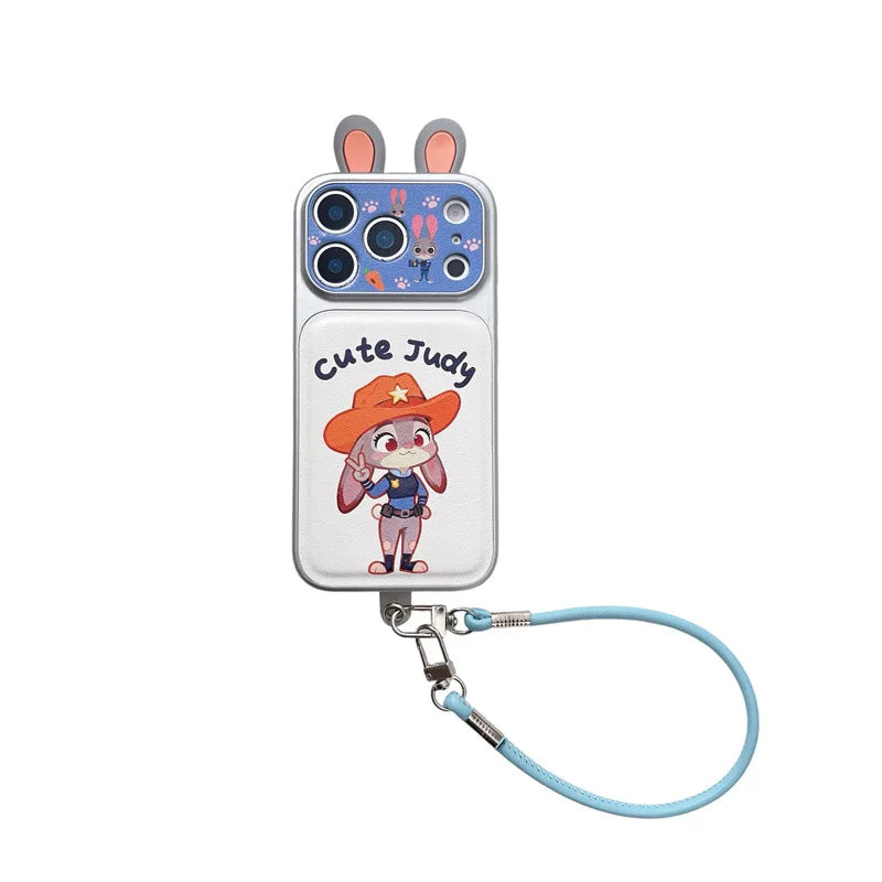 3D Ears Judy Nick iPhone 14 13 Compatible with Phone Case