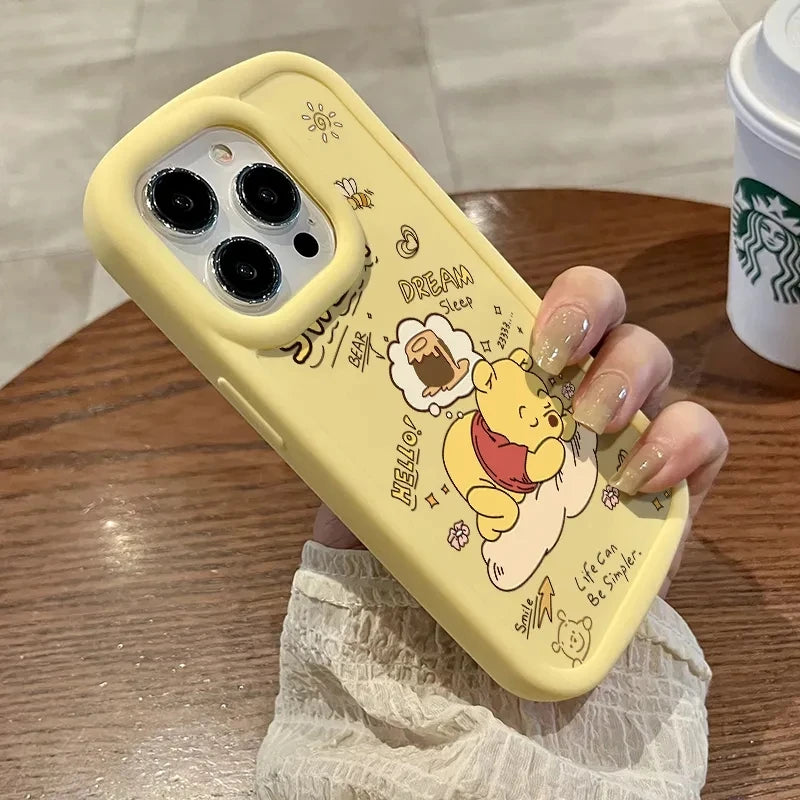 Winnie The Pooh Dream Honey Cute Phone Case For iPhone