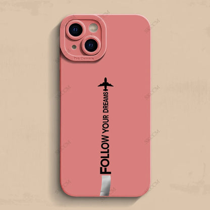 Stylish Airplane Graphic Phone Case For iPhone