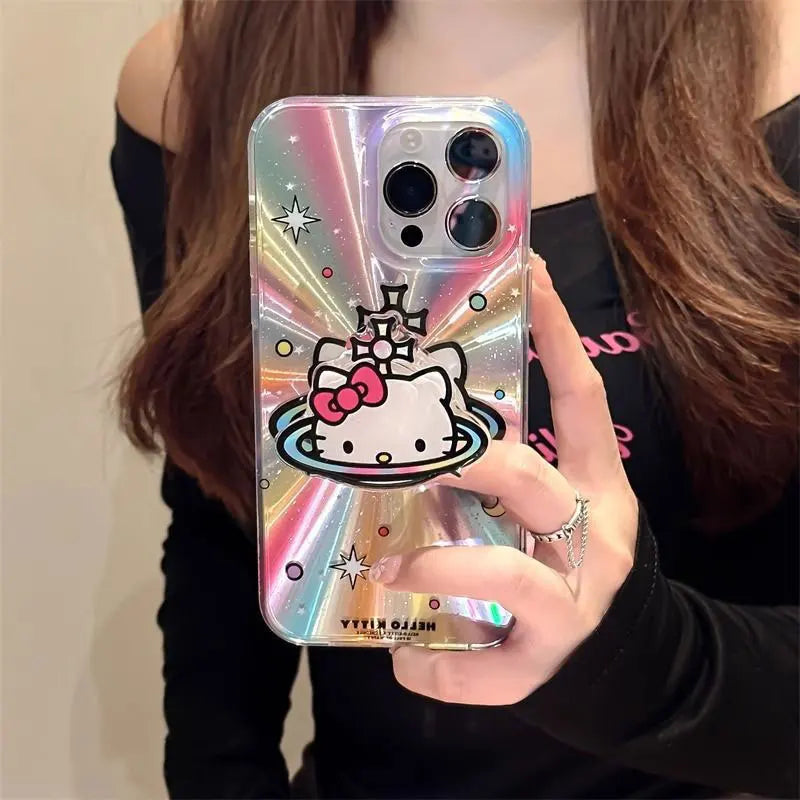 Hello Kitty Stand Phone Case For iPhone