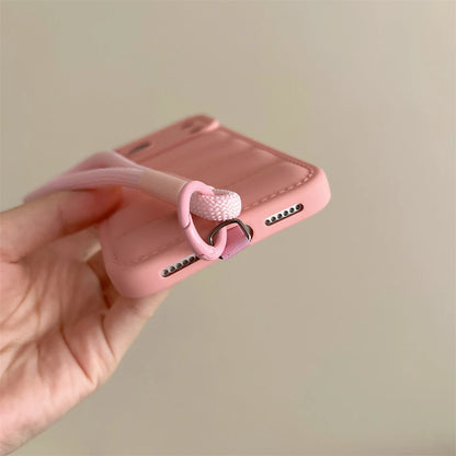 Soft Down Jacket Silicone Case For iPhone