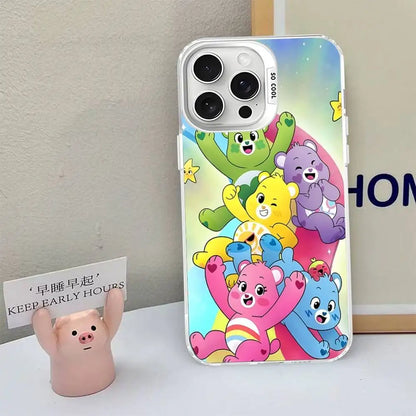 Cartoon Cute Care Bears Phone Case For iPhone