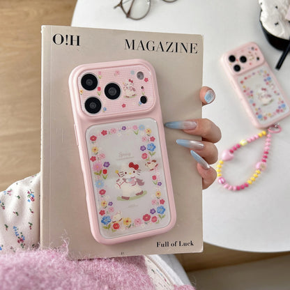 Cute Luxury Spring Blossom Trojan Kitty Hot Sale Phone Case For iPhone