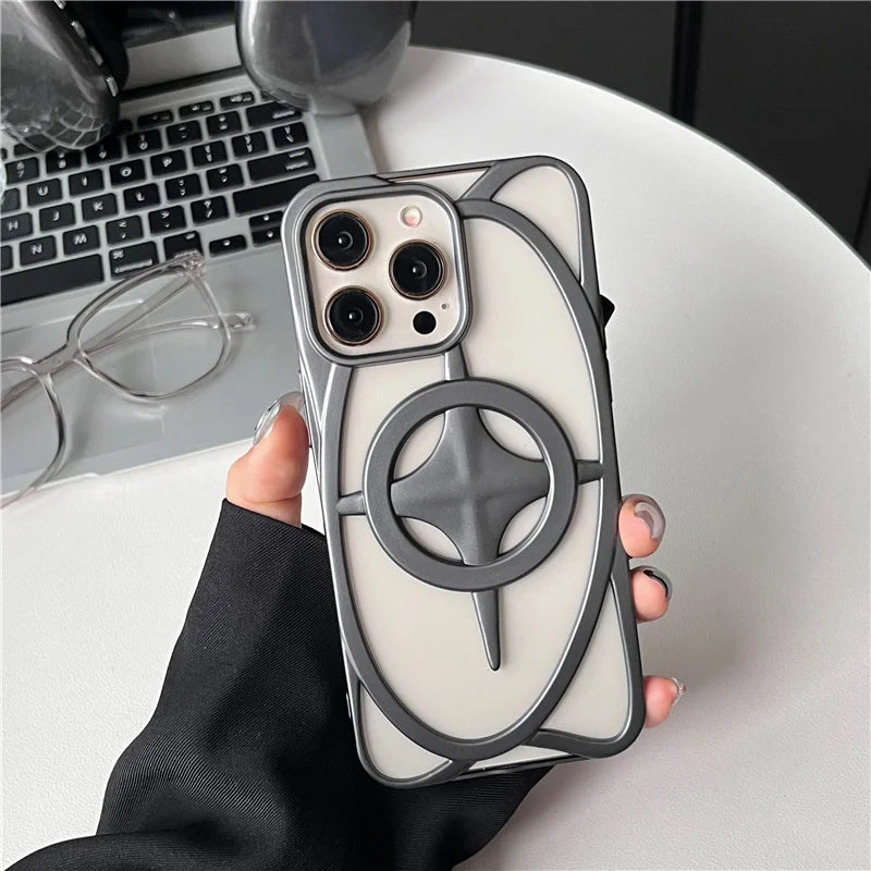 Hollow Planet Star Magnetic Phone Case